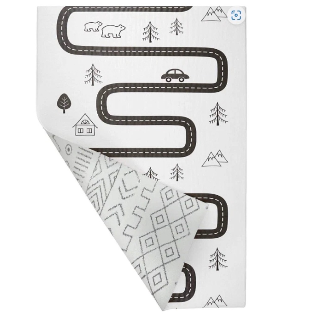 Baby Care Play Mat L100 Nordic Trails Tribal Reversible 82x55 Eco-Friendly PVC